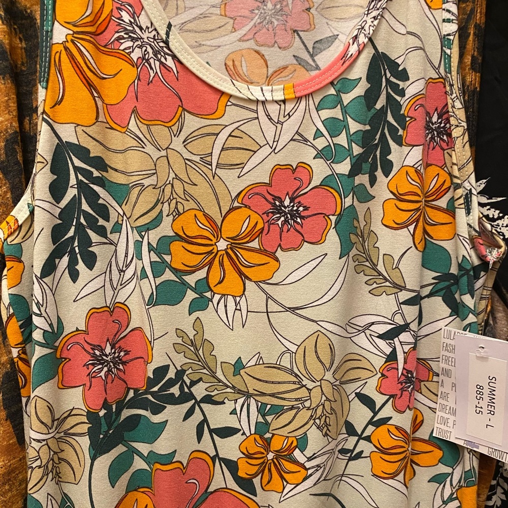 Lularoe summer dress new size large floral